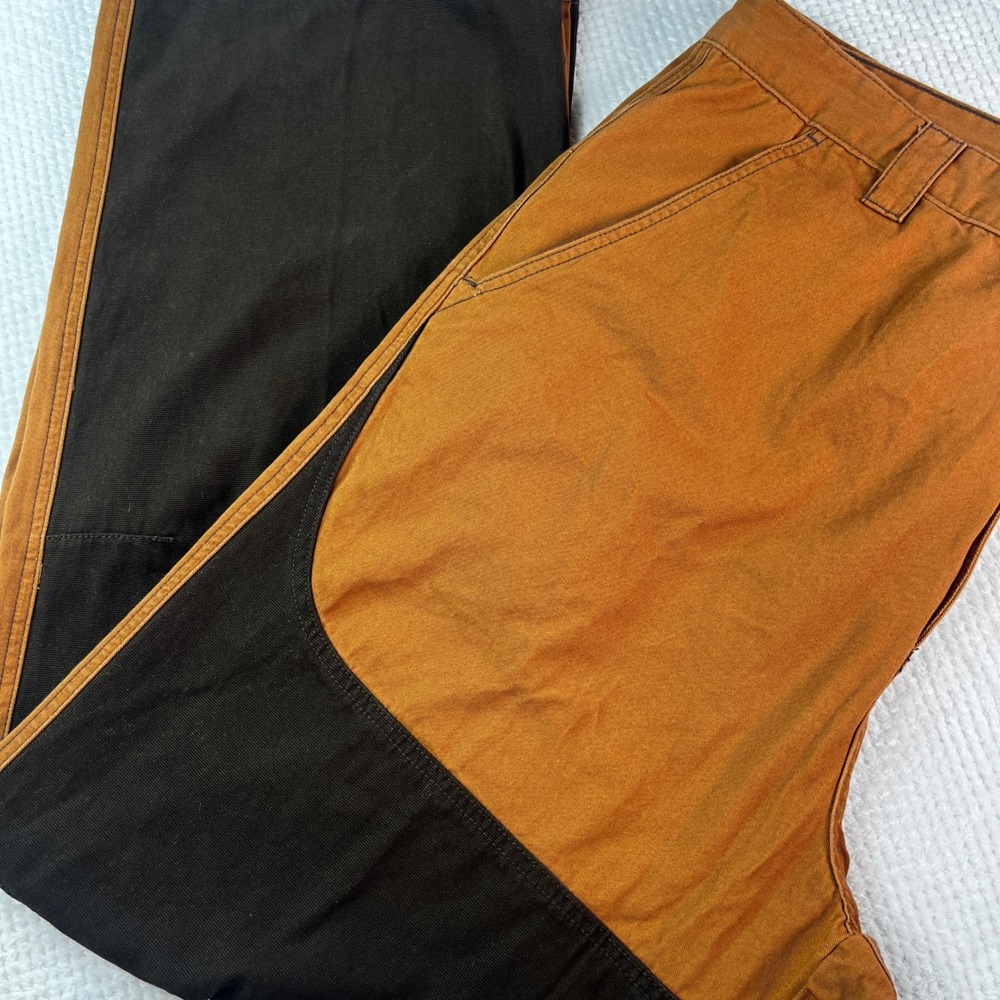 Browning Upland‎ Field Pants Mens 40x32 Brown Canvas Hunting Briar Trousers